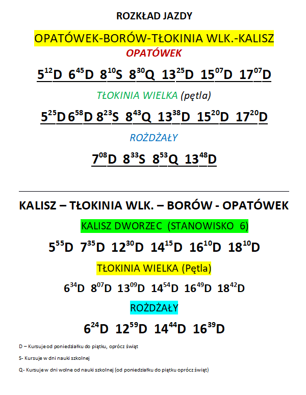 rozklad tlokinia